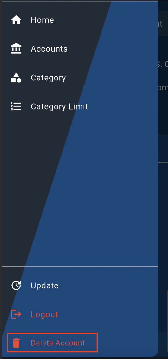 Delete Account Option